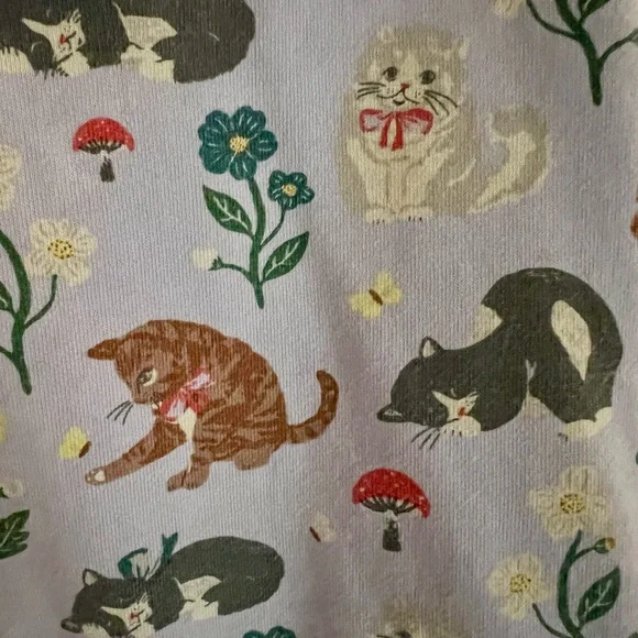 Mini Boden Cat Relaxed Printed Sweatshirt (Sz. 8-9) - Picture 4 of 4